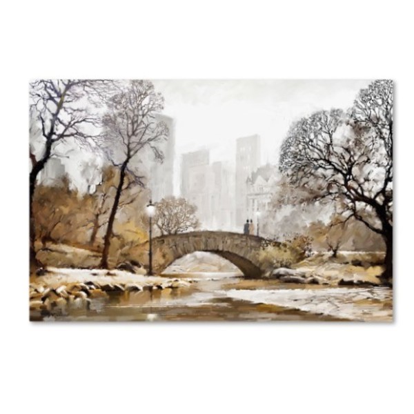 Trademark Fine Art The Macneil Studio 'Gapstow Bridge' Canvas Art, 12x19 ALI9056-C1219GG